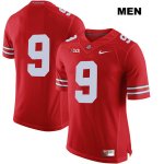 Men's NCAA Ohio State Buckeyes Jashon Cornell #9 College Stitched No Name Authentic Nike Red Football Jersey KX20P72BM